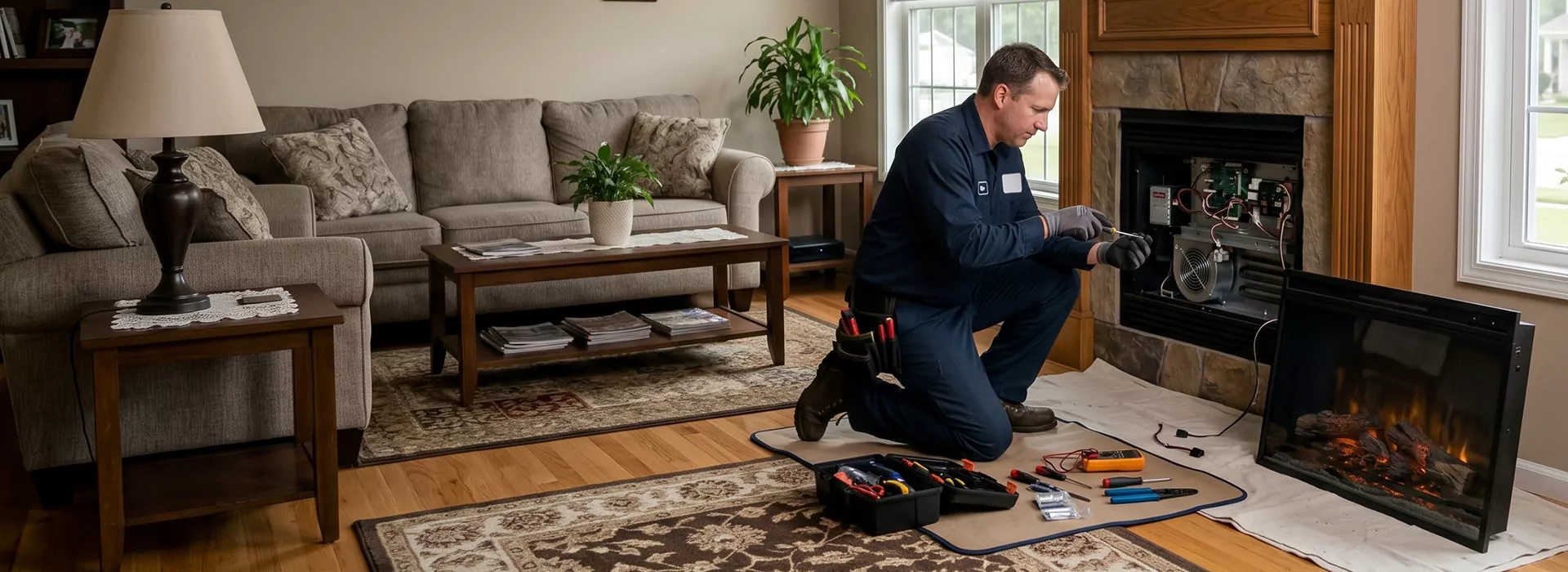 Electric Fireplace Repair in Levittown, PA