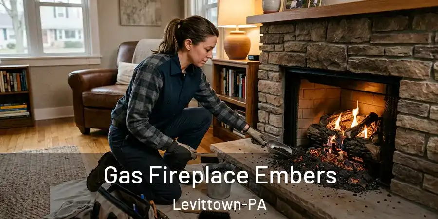 Gas Fireplace Embers Levittown-PA