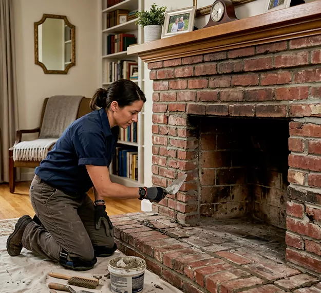 Certified Brick Fireplace Repair Company: Your Local Fireplace Masonry Repair Team in Levittown, PA