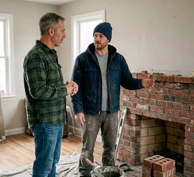 Why Levittown Homeowners Choose Our Brick Fireplace Installation Team?
