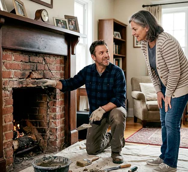 Why Levittown Homeowners Choose Our Brick Fireplace Repair Team?