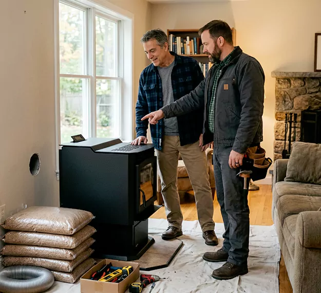 Why Levittown Homeowners Choose Our Pellet Fireplace Installation Team?