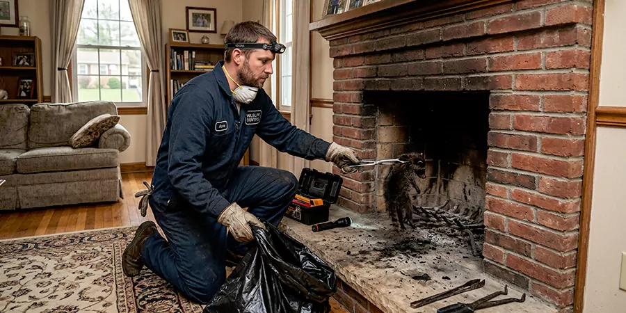 Dead Animal in Fireplace Removal Levittown