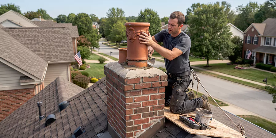 Decorative and Custom Chimney Pot Installation Levittown