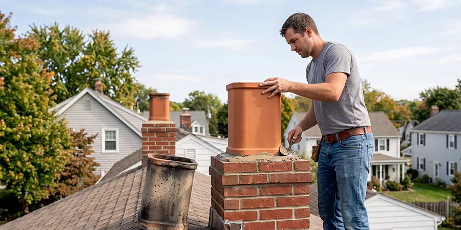 Matching Chimney Pot Replacement Levittown