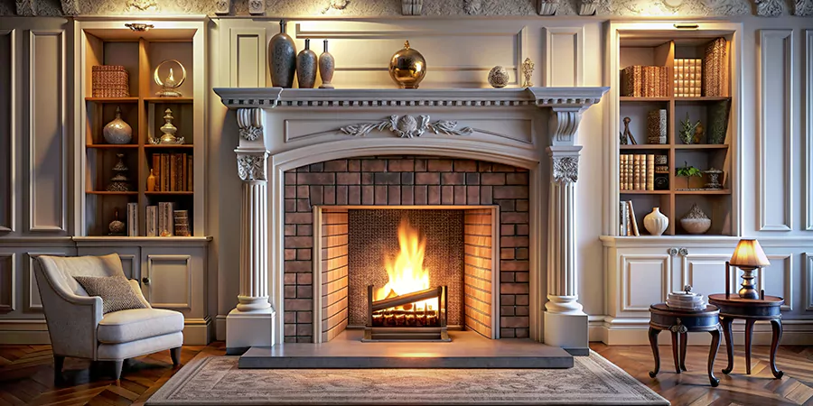 Classic Mantel Decor and Styling Levittown