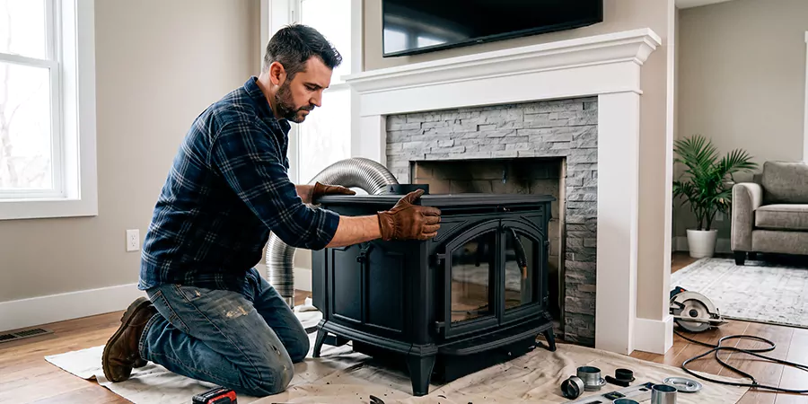 Cast Iron Fireplace Insert Installation Levittown